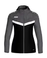 JAKO ICONIC Kapuzenjacke - Zipper Hoodie Herren, Bequeme Sweatjacke mit Keep Dry Funktion aus 100% recyceltem Polyester