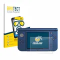 BROTECT Schutzglas für Nintendo New 3DS XL (Unteres Display) Schutzfolie Panzer Folie Glas Displayschutz Made in Germany [ 9H, Anti-Fingerprint]