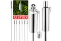 Gardebruk Gartenfackel, -, 12er Set Fackel Öl Edelstahl Garten Fackellampen Feuerfackeln Außen