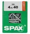 SPAX Holzbauschraube Spax Universalschrauben 4.5 x 40 mm TX 20 Senkkopf