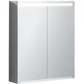 Geberit Option Spiegelschrank, Beleuchtung u. 2 Türen, 60x70x15cm, CEE 7/4,7/3, verspiegelt 500582001