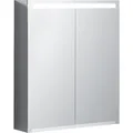 Geberit Option Spiegelschrank mit Beleuchtung, zwei Türen, Breite 60 cm,