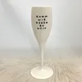KOZIOL bruchfestes Sektglas Kunststoff "Komm wir gehen zu weit" - 6290525 CHEERS