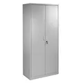 Dema Metallschrank Werkstattschrank 80x39x180cm Werkzeugschrank Aktenschrank Grau 40553