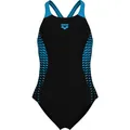 ARENA Kinder Schwimmanzug GIRL'S OPENINGS SWIMSUIT V BACK