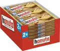 Hanuta Haselnuss-Schnitten 18er Packung (18x44g) – knusprige Waffeln mit zarter Haselnusscreme – Snack für zwischendurch, zum Teilen und Genießen