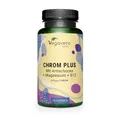 Chrom Kapseln | Hochdosiert: 250 μg Chrom-Picolinat | Mit Magnesium, B12, Arischockenextrakt | Für den Blutzuckerspiegel* | Deutsche Produktion von Vegavero | Ohne Zusatzstoffe | 90 Stück