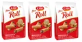 3x Gastone Lago Mini Roll Nocciola Waffelröllchen Waffelpad Wafer gefüllt mit Haselnusscreme 125g