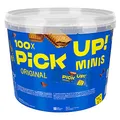PiCK UP! minis Original (1 x 1.06 kg), Mini-Keksriegel mit knackiger Milchschokoladentafel zwischen zwei Keksen, ein Snack zum Teilen, 100 Portionspackungen