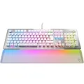 Vulcan II Max, Gaming-Tastatur weiß/transparent, DE-Layout, TITAN II Optical Red