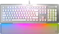 Turtle Beach Vulcan II Max - Optisch-mechanische PC-Tastatur, anpassbare RGB-Beleuchtung, Handballenauflage, lineare Titan II-Schalter, Aluminiumplatte - Weiß, Kabelgebunden, USB, Optomechanischer Schlüsselschalter, QWERTZ, RGB-LED, Weiß
