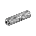 Wentronic 11884-GB 3,5 mm Stereo Klinke auf 3,5 mm Stereo Klinke Audio Adapter Metallisch