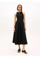Damen Midikleid Baumwolle S