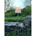 Star Trading 482-71 LED-Solar-Dekoration "Solini" 3 verschiedene Höhen, 30/50/90 cm steckbar, Edelstahl/ weißes Kunststoff, ww LED, 15 LM, Akku, outdoor, Vierfarb-Karton
