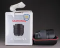 Samyang AF 12 mm f2 Weitwinkelobjektiv für Fujifilm X Mount Schwarz  Gut OVP