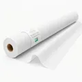 Sensalux Light Tischdeckenrolle aus Vlies, 1,10 x 25m – Abwaschbare Tischdecke mit Lotus-Effekt, stoffähnlich, Meterware für Party, Event & Feier – Made in Germany, weiß