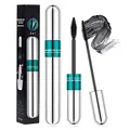 4D Silk Fiber Mascara Wasserfest Schwarz, Langlebig Not Blooming für Natürliche Lange Wimpern, Augen Make-up Geschenk für Frauen