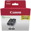 Canon Druckerpatrone PGI-35 BK Twin Pack Original 2er-Pack Schwarz 1509B029