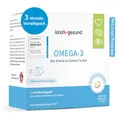 Omega 3 Kinder Vergleichssieger 2025-507mg Fischöl: 276mg DHA & 173mg EPA - zuckerfrei, kein Fischgeschmack, leicht zu schlucken - Omega 3 Kids Fischöl Kapseln - White Omega Kids, 270 Mini Pearlz