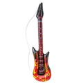 04815 - Aufblasbare Rockstargitarre mit Flammen Länge circa 105 cm Instrument...
