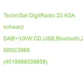 TechniSat DigitRadio 23 ASA schwarz DAB+/UKW,CD,USB,Bluetooth,2x10Watt,ASA 0000/