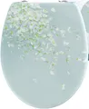 WC-Sitz Deckel Brille Toiletten Klodeckel Softclose Schnellverschluss Blüten