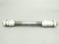 Hinterachse Hohlachse schwarz Fahrrad 140 mm Schnellspanner Nachrüstung Ø 10mm