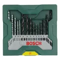 BohrerSet BOSCH 2607019675 Mini-X-Line Holzbohrer Steinbohrer Metallbohrer 15tei