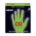 DR Gitarrensaiten E-Gitarre NGE-10 NEON HiDef Green Electric
