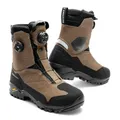 REBELHORN Defender X Motorradstiefel Herren und Damen | Leder | Knöchel Protektoren | ATOP Schnellschnürung | Sympatex Membran | Vibram Sohle
