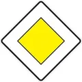 VKZ.306, 600x600mm Vorfahrtstraße RAL-Gütezeichen Folie RA1