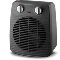 Rowenta SO2210 Compact Power Heizlüfter | 2 Leistungsstufen | Elektro-Heizung | Innenraum | für 20 m² Räume | Schwarz