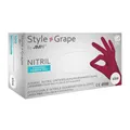 STYLE GRAPE, Nitril-Untersuchungshandschuh, puderfrei, bordeaux, Gr. M | Box