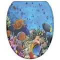 SANILO® WC-Sitz mit Absenkautomatik und Schnellverschluss Ocean, Toilettendeckel direkt vom Hersteller, Klodeckel, Klobrille, WC Deckel, WC Brille