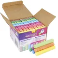 Kreide 100 Stück Bunt, Vorteilspack Tafelkreide 1,2cm ⌀ x 8,5cm, staubarm