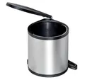 WESCO 010212-11 Abfalleimer 13 Liter RONDO 2 ab 40 cm Schrankbreite, silberfa...