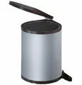 WESCO Rondo 2 Klassikline, Abfallsammler 13 Liter, silber/schwarz