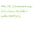 PHILOSCO Spielesammlung Holz medium 30x30x6cm (4014156030985)