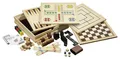Philos 3098 - Spielesammlung 10, medium, Spieleklassiker mit Zubehör, Holz