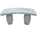Gartenbank Steinbank aus Granit 2-Sitzer ca. 100 x 40 x 45 cm Farbe grau, Dehner