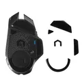 kwmobile Mouse Feet Sticker kompatibel mit Logitech G502 Wireless Ersatz Glider - Mausfüße passgenau - Maus Glides in Schwarz