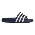 adidas Unisex Badeschuhe Badelatschen Poolsandalen Adilette Aqua, Farbe:Dunkelblau, Schuhgröße:EUR 47, Artikel: