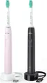 Philips Sonicare Serie 3100 HX3675/15 Elektrische Zahnbürste Schallzahnbürste Schwarz, Weiß (HX3675/15)