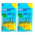 2x TePe Original Interdentalbürsten -  0,7mm gelb - 2x 8 Zahnzwischenraumbürsten