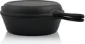 BBQ-Toro Gusseisen Topf mit Pfannendeckel | 4,4 Liter Stielkasserolle