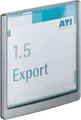 Durable Türschild Click Sign, 149 x 148,5 mm, zum Ankleben oder Anschrauben, graphit, 486237