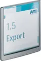 DURABLE Türschild CLICK SIGN (B)149 x (H)148,5 mm graphit