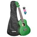 Concert Ukulele Linden Green (incl. Bag, 3 Picks)