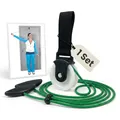 Gymnastika Schultertrainer Pulley – Übungssystem für Schulter-Mobilität – inkl. Handgriffe und Türanker