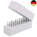 VETPW 30 Löcher Nagelbohrer Halter für Nagelfräser Bits Set, Staubdichter Na